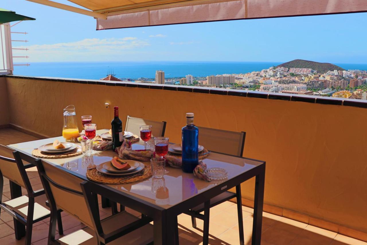 Sunset In The Heights Ocean View - Heated Pool Daire Los Cristianos  Dış mekan fotoğraf